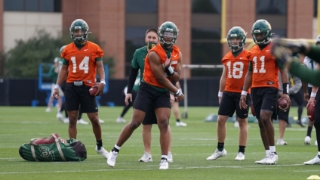 Drake Toll breaks down the Baylor Quarterback Competition on Up Tempo