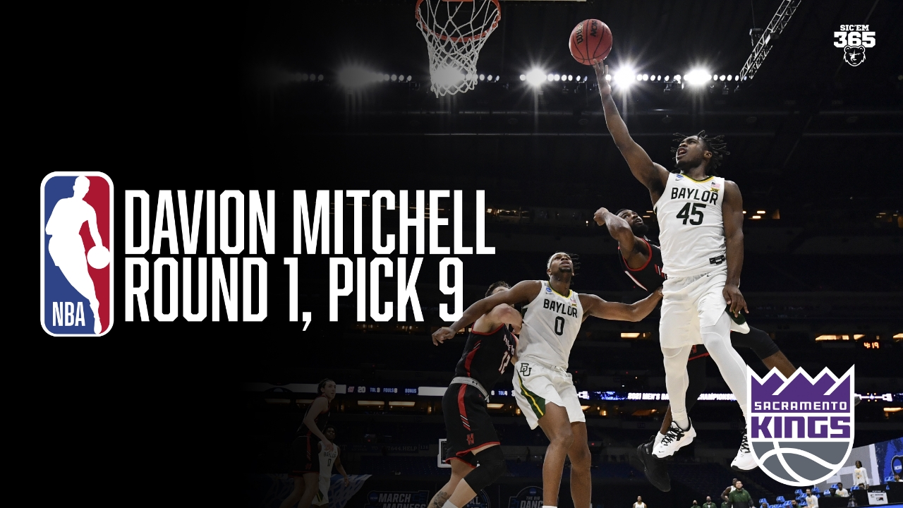 Baylor PG Davion Mitchell Goes #9 to Sacramento in NBA Draft