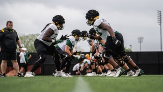 Baylor Football Spring Spotlight: Replacing an Entire Offensive Line