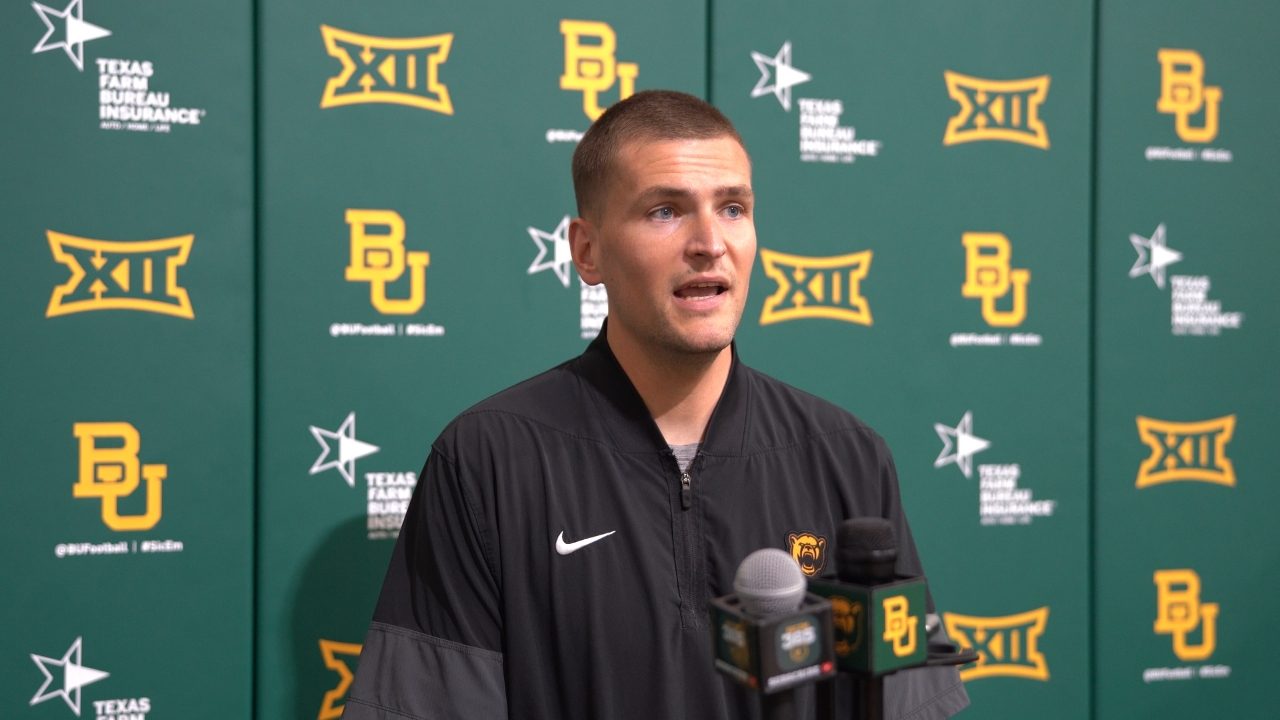 Presser: Carson Hall & Edges Talk Defense, Baylor Spring Football ...