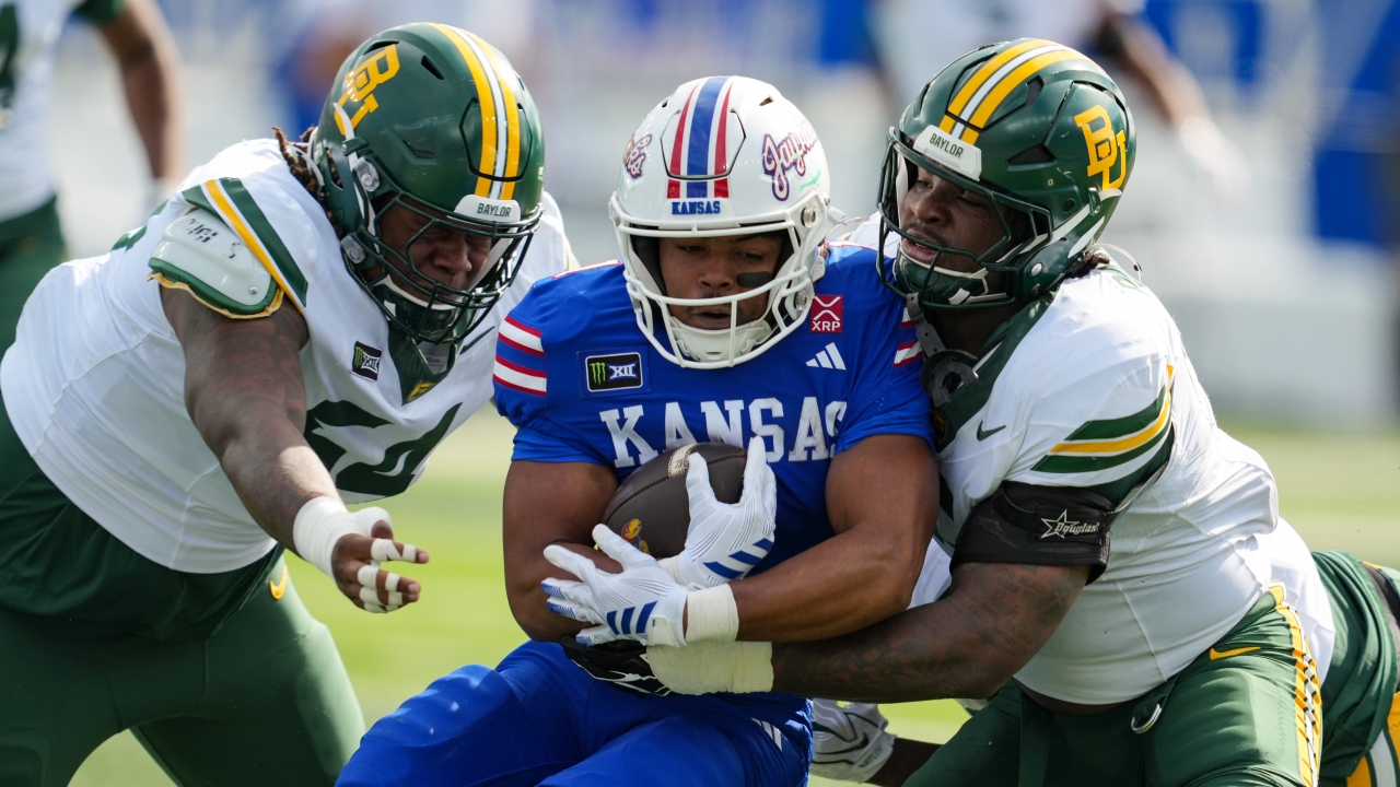 Recap: Baylor Collapses Late in 25-24 Loss to Kansas, Snapping 14-Game Series Winning Stre